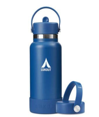 Botella Térmica Bombilla Ancha 946 ml Azul