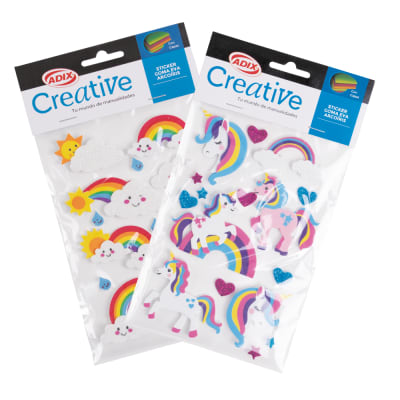 Sticker Goma Eva Arcoíris (081) CREATIVE