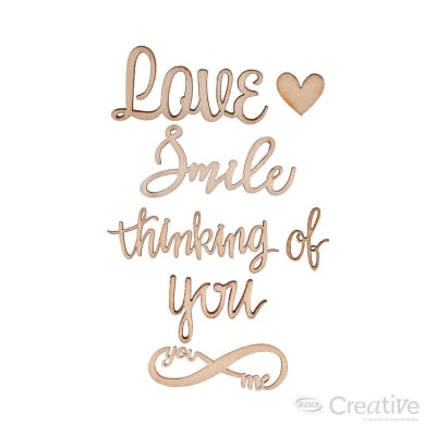 Sticker Palabra Madera (006) CREATIVE