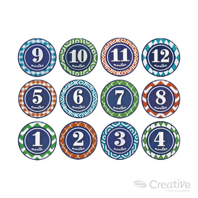 Sticker para Personalizar Meses (004) CREATIVE