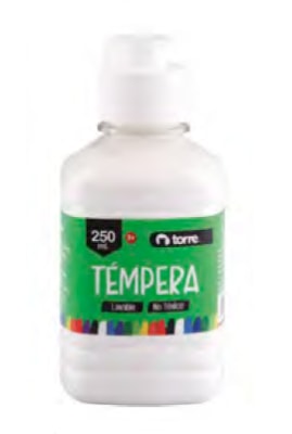 Témpera 250 mL BLANCO