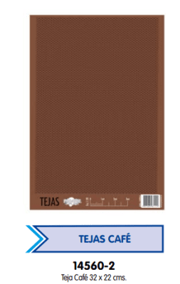 FORRO P/MAQUETA PROARTE TEJAS CAFE