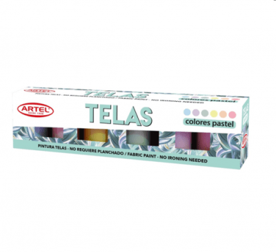 EST PINT TELAS PASTEL 6 COL 15ML