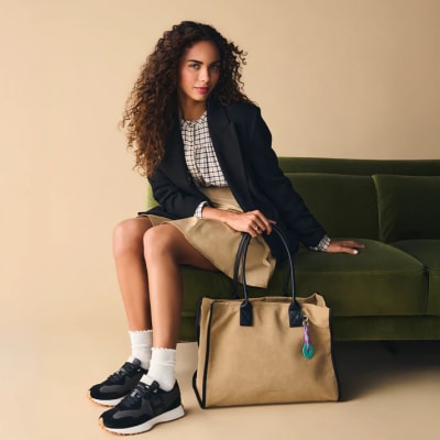 BUBBA TOTE SUEDE BEIGE