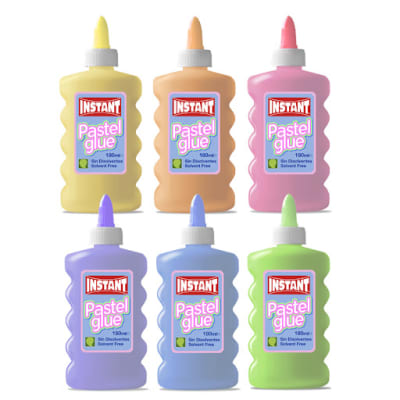 COLA ADHESIVA BLANCA PASTEL 180ml