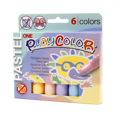 TEMPERA SOLIDA PASTEL PLAYCOLOR 6 COL