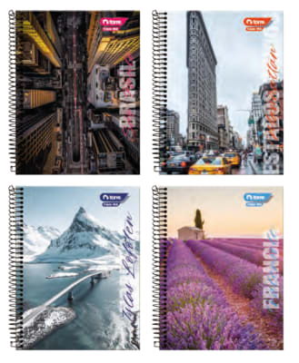 CUADERNO TORRE TRIPLE PAISAJES MAT.7M 150HOJAS (SURTIDO)