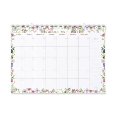 Calendario Flores Silvestres 50x70cm 12h