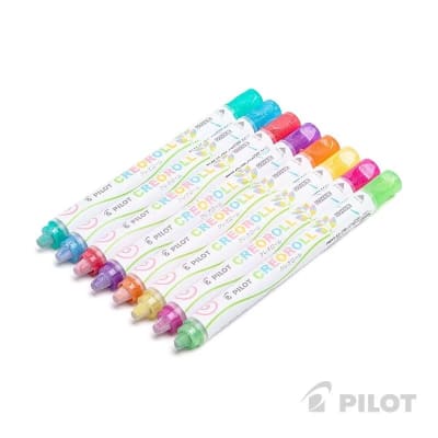 Creo Roll Set 8 Uni Colores Glitter