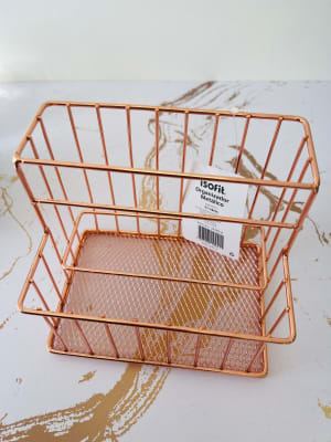 ORGANIZADOR ESCRITORIO METALICO ISOFIT-DSG/W