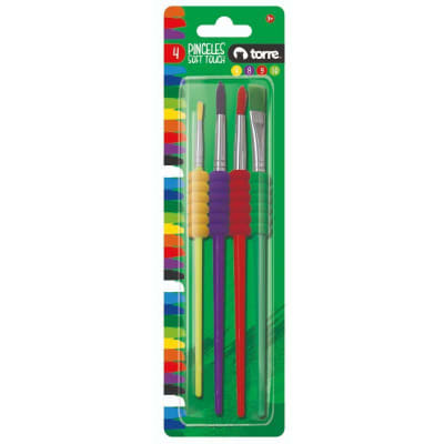 SET PINCELES C/GRIP COL TORRE