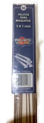 PALOS P/MAQUETAS PROARTE 50cm. 1x 1 BOLSA de10