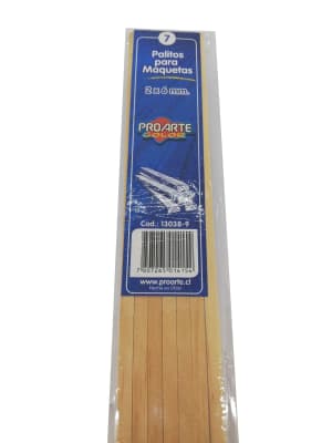 PALOS P/MAQUETAS PROARTE 50cm. 2x 6 BOLSA  de 7