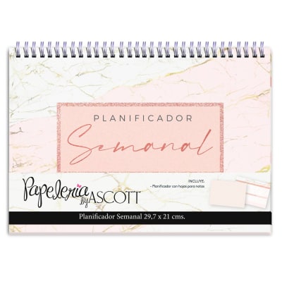 PLANIFICADOR SEMANAL TD 80 HJ ASCOTT 29,7 X 21 CM 