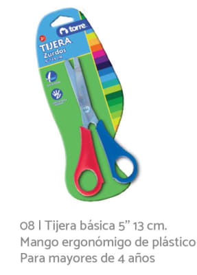 TIJERA  PARA ZURDOS 5 TORRE IMAGIA