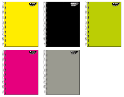 CUADERNO TORRE TRIPLE LISO  MAT. 7MM. 150HOJAS (SURTIDO).