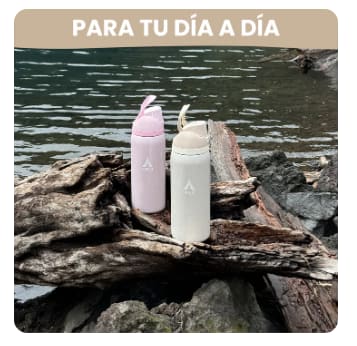 Botella Flip 1000 ml Animal Pink