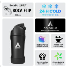 Botella Flip 500 ml Fucsia