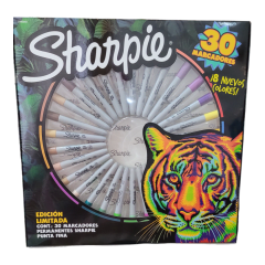RULETA SHARPIE PUNTA FINA EARTH 30CT 
