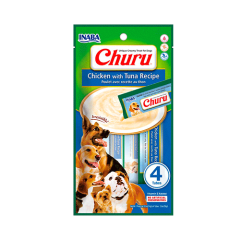 IB DOG CHURU CHICKEN WITH TUNA RECIPE, 56 GR