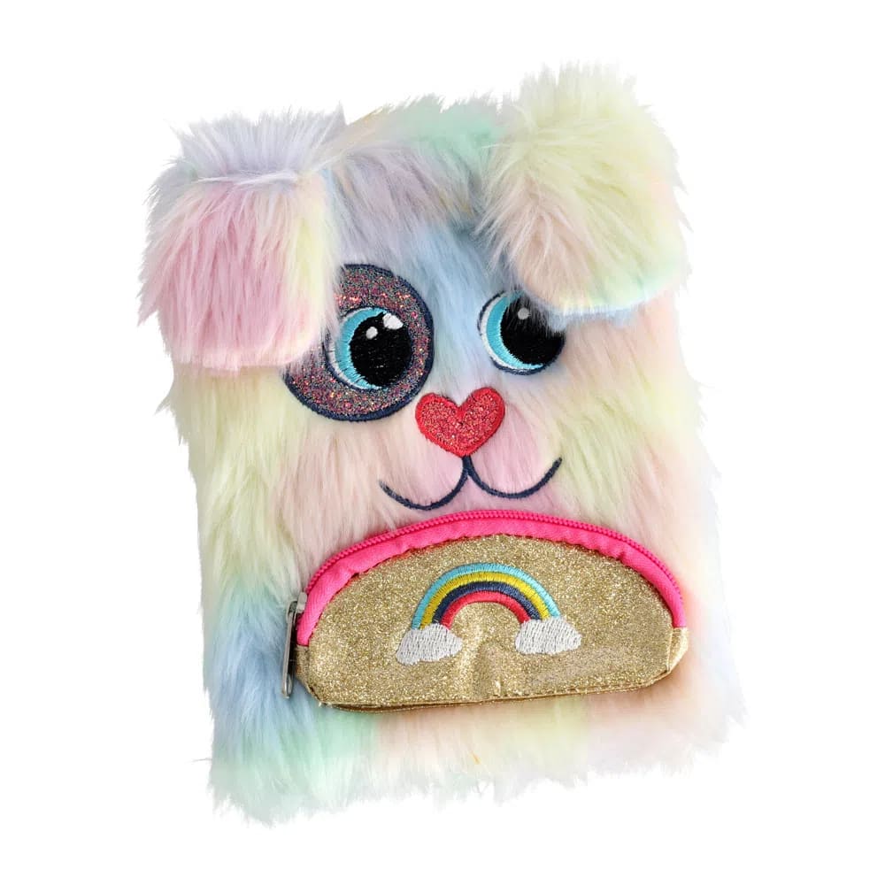 LIBRETA TAPA PELUCHE PERRO 16 X 21 cm | Aldo Carla