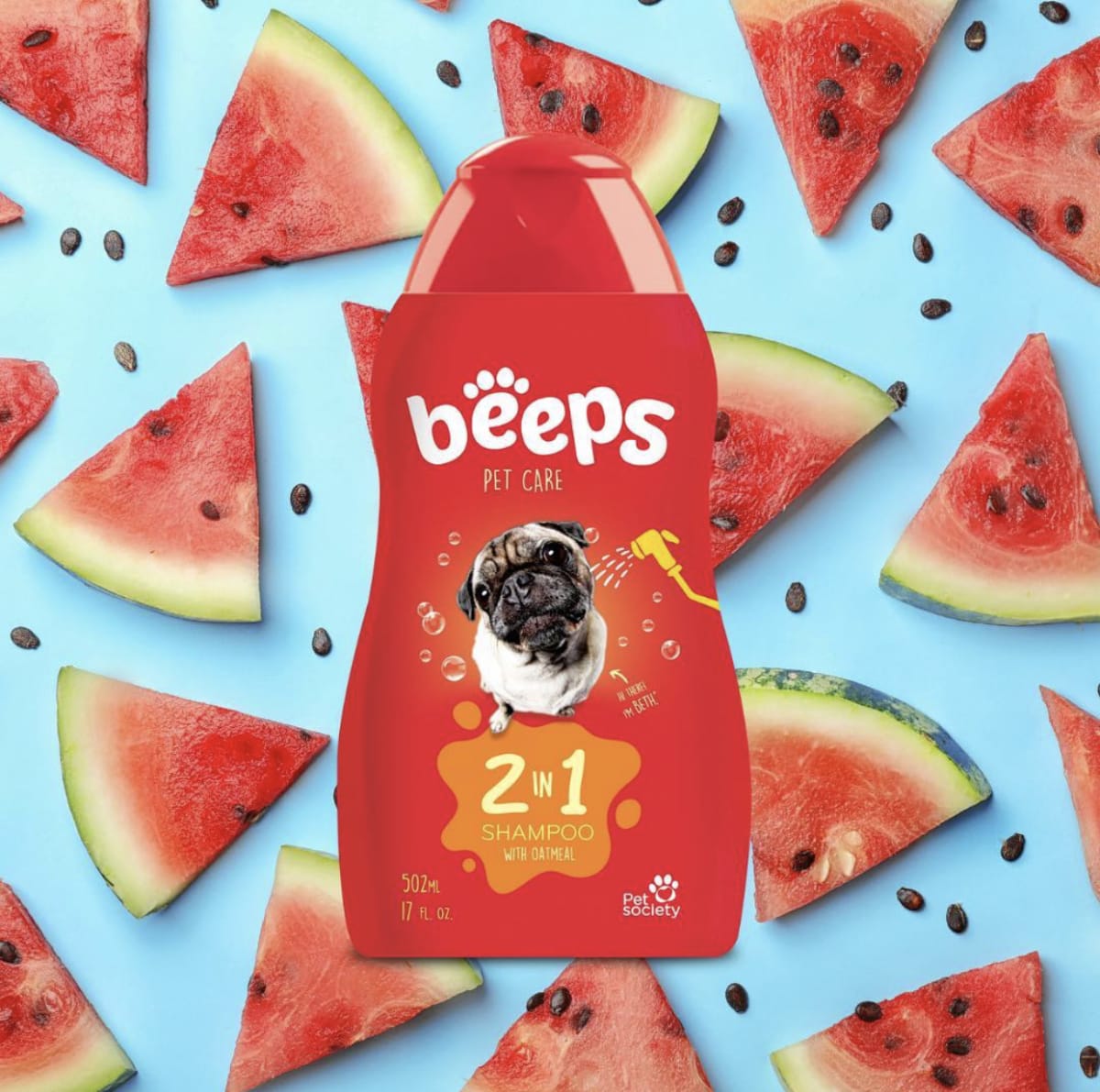 BEEPS 2 IN 1 SHAMPOO 500 ML Aldo Carla Pets