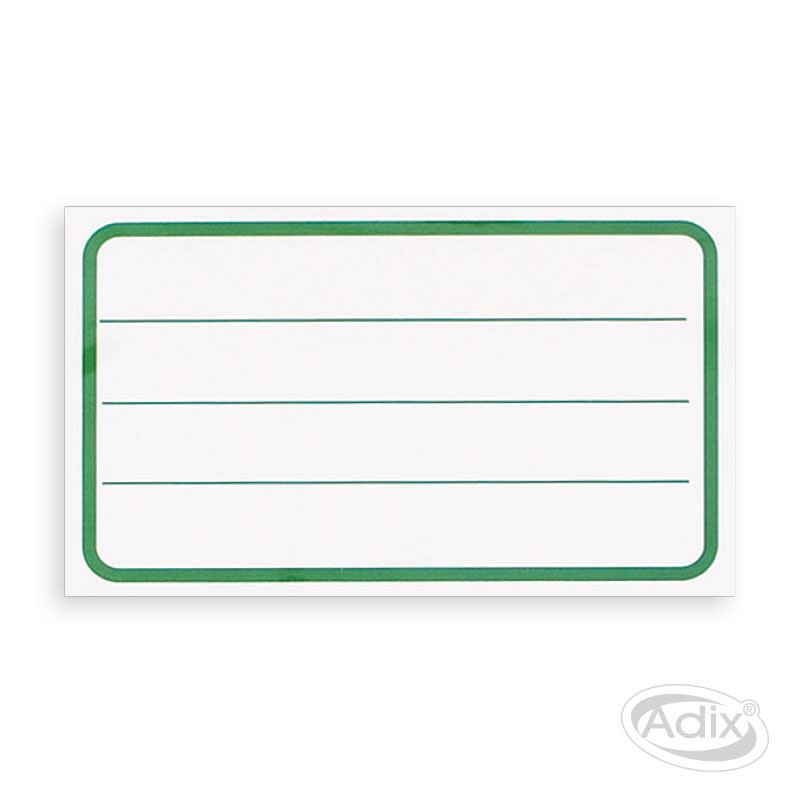 Etiqueta Escolar Estándar 12u (001) ADIX | Aldo Carla