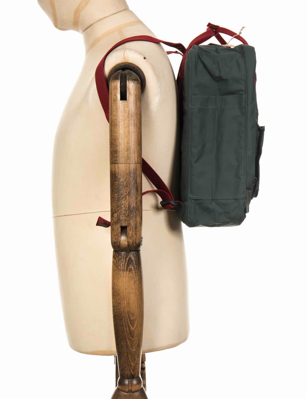 FR MOCHILA KANKEN FOREST GREEN-OX RED Aldo Carla