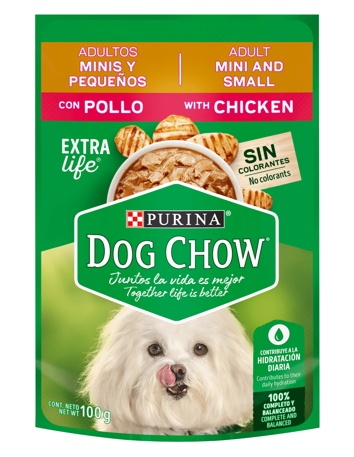 Dogchow pouch adt rz peque a pollo 100 gr aldo carla pets