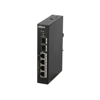Switch Poe Dahua No Admin 2 SFP 1xGiga 3x100Mbps 120W Hi-Poe1