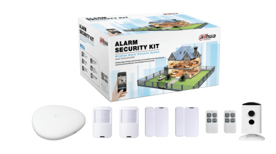 KIT ALARMA DAHUA central, cámara, PIR, tamper, control remoto1
