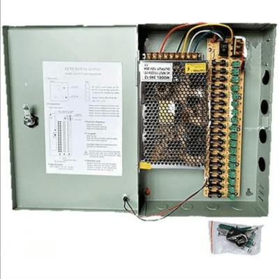 FUENTE SWITCHING 12V 20A 9CH ZKTECO