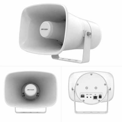 Parlante IP Corneta 25W Hikvision Audio Bidireccional para Perifoneo1
