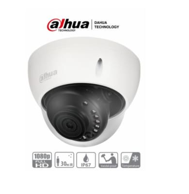 Cámara HDCVI DOMO 2MP 2.8mm IR40m IP67 IK10	 DAHUA