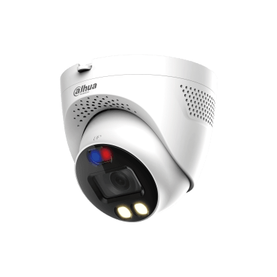 Cámara Dahua HDCVI DOMO 2MP 2.8MM ,FULL COLOR IR40 SIRENA, MICROFONO, DISUACION ACTIVA1