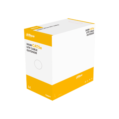 Cable Utp DAHUA CAT5 EXTERIOR 100% COB