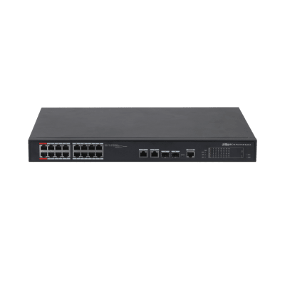 SWITCH PoE 16 Puertos DAHUA - 190W total Hi-PoE Dahua1