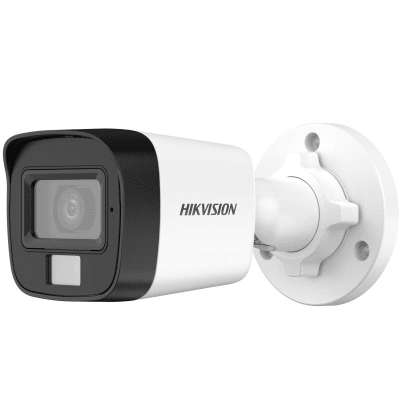 CAMARA BULLET TVI Hikvision 2MP IR25M LUZ BLANCA / MIC