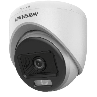 CAMARA TVI DOMO 2MP 1080P 2.8MM COLORVU SMART HYVRID LIGHT C/MIC HIKVISION