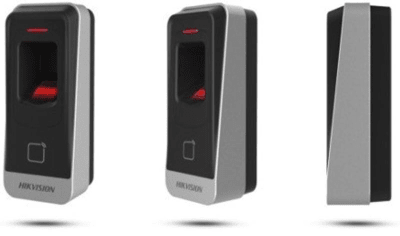 CONTROL DE ACCESO LECTOR HUELLA + TARJETA MIFARE RS485 HIKVISION