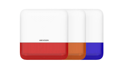 Sirena Inalambrica Azul Para AXPRO RED HIKVISION1