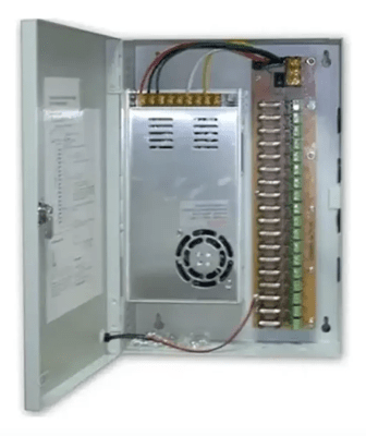 FUENTE SWITCHING 12V 10A 9CH ZKTECO1