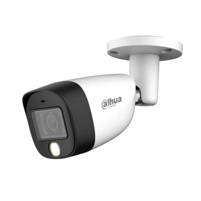 Cámara HDCVI bullet 2MP 2.8mm doble iluminacion 20m met DAHUA