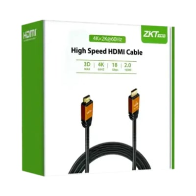 Cable HDMI 5.0m ZKTECO (alta velocidad) / Versión 2.0 / Resolución 4K1