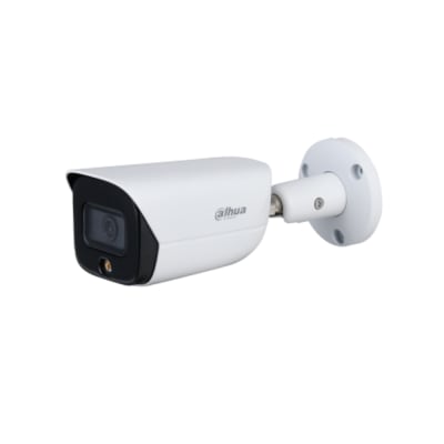 CÁMARA IP DAHUA Bullet Full-Color con inteligencia 4MP 2.8mm LED 30M PoE IP67 Alarma 1/1 Audio 1/1.
