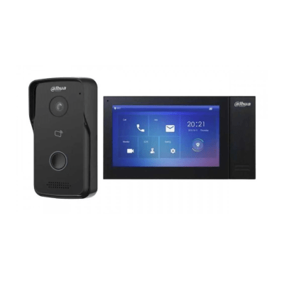 KIT VIDEOPORTERO DAHUA IP Unidad externa, unidad interna y switch