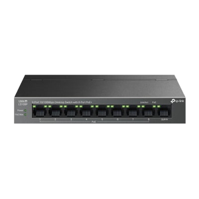 SWITCH POE TPLINK 8CH 10/100 MBPS1