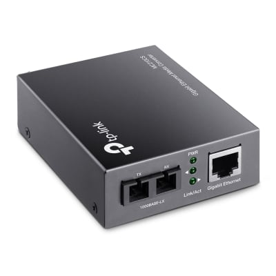 Convertidor de Medios Ethernet Gigabit HASTA 15KM TPLINK3