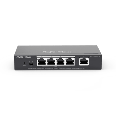 Switch 4 Puertos Gigabit inteligente gestionado en la nube RUIJIE REYEE