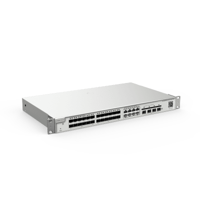 Switch de capa 3 con 24 puertos SFP 1Gbps, 8 puertos GigaEthernet, 4 SPF+ h	RUIJIE REYEE4